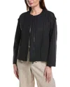 LAFAYETTE 148 LAFAYETTE 148 NEW YORK INSIDE OUT SEAM LINEN SWEATER