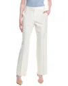 Lafayette 148 New York Irving Wool-blend Straight Pant In White