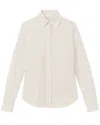 Lafayette 148 New York Kennedy Shirt In Neutral