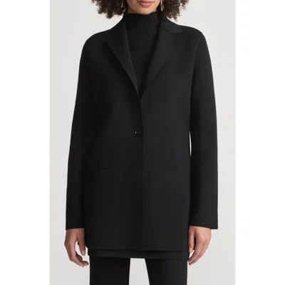 Lafayette 148 New York Knit Blazer In Black