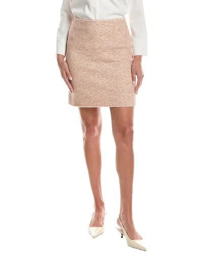 Lafayette 148 New York Knit Mini Skirt In Pink