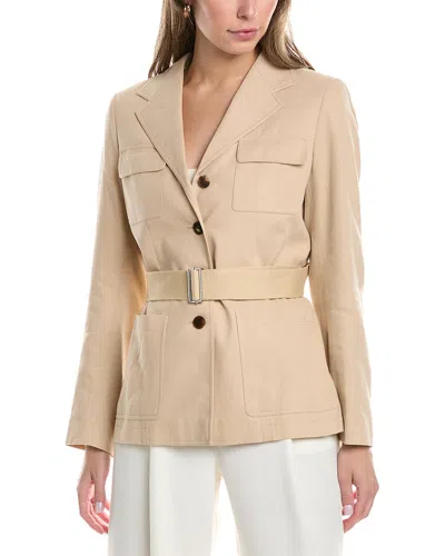 Lafayette 148 New York Knox Jacket In Brown