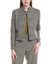 Lafayette 148 New York Lex Linen & Wool-blend Blazer