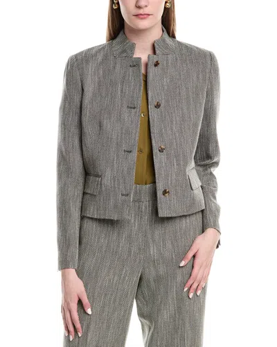 Lafayette 148 New York Lex Linen & Wool-blend Blazer