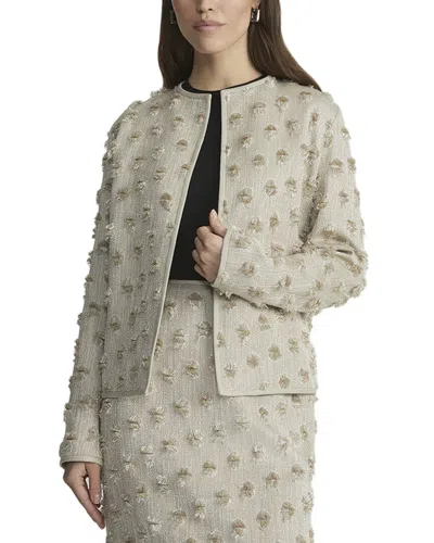 Lafayette 148 New York Linen-blend Jacket In Neutral