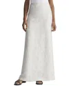 Lafayette 148 New York Linen-blend Maxi Skirt In White