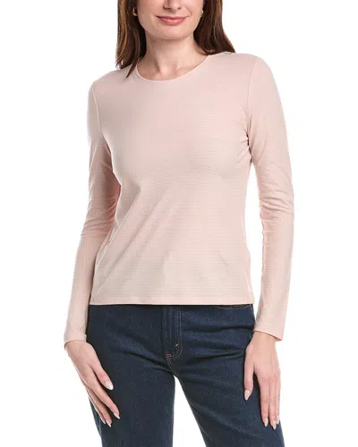 Lafayette 148 New York Long Sleeve Pullover In Pink