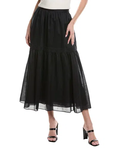 Lafayette 148 New York Lunetta Skirt In Black