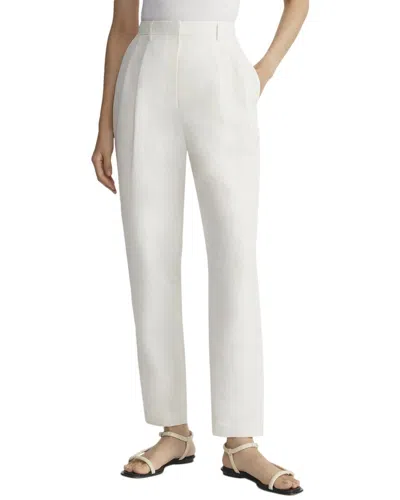 Lafayette 148 New York Macdougal Silk & Linen-blend Pant In Yellow