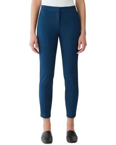 Lafayette 148 New York Manhattan Skinny Ankle Pant In Blue