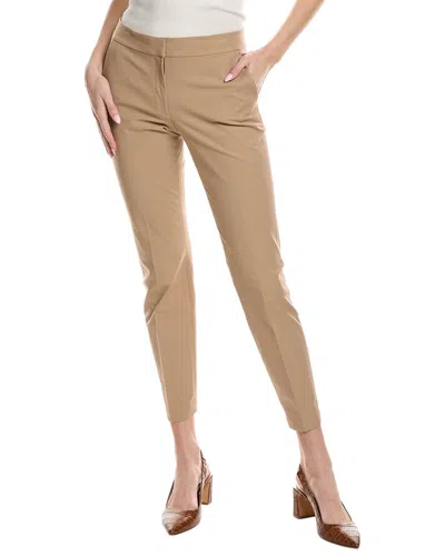 Lafayette 148 New York Manhattan Skinny Pant In Brown
