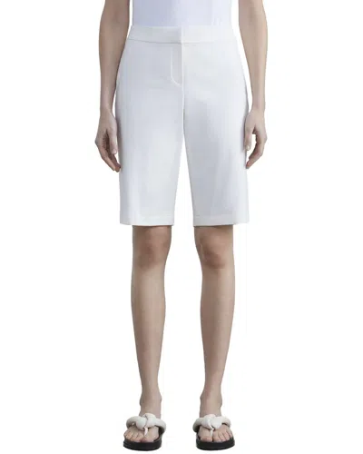 Lafayette 148 New York Manhattan Slim Bermuda Short In Black