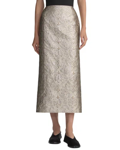 Lafayette 148 New York Maxi Pencil Skirt In Tan