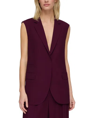 Lafayette 148 New York Neapolitan Vest In Purple