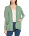 Lafayette 148 New York Open Front Wool Cardigan