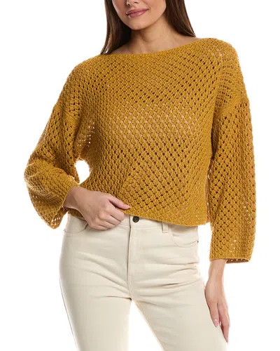 Lafayette 148 New York Open Stitch Linen-blend Sweater