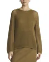 Lafayette 148 New York Open Stitch Voluminous Sleeve In Green