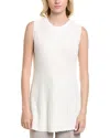 Lafayette 148 New York Ottoman Stitch Slim Tunic Sweater