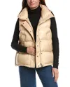 Lafayette 148 New York Outdoor Reversible Puffer Vest In Brown
