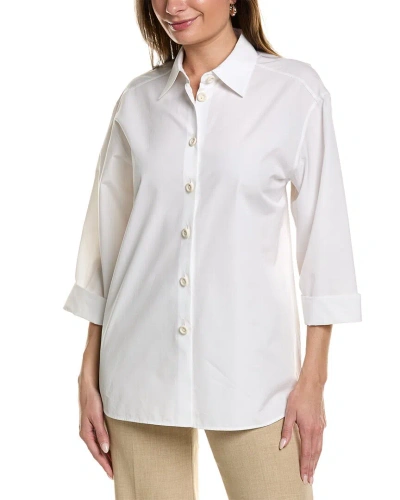 Lafayette 148 New York Oversized Shirt In White