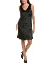 Lafayette 148 Embellished Palmer Dress In Black