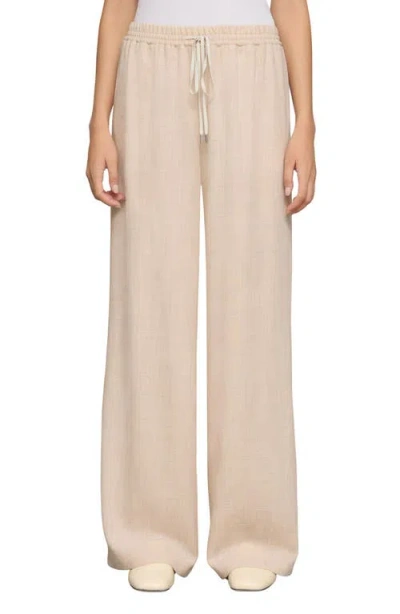 Lafayette 148 New York Penn Wool & Silk Wide Leg Pants In Brown