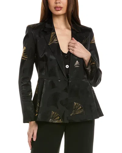 Lafayette 148 New York Peplum Blazer In Black