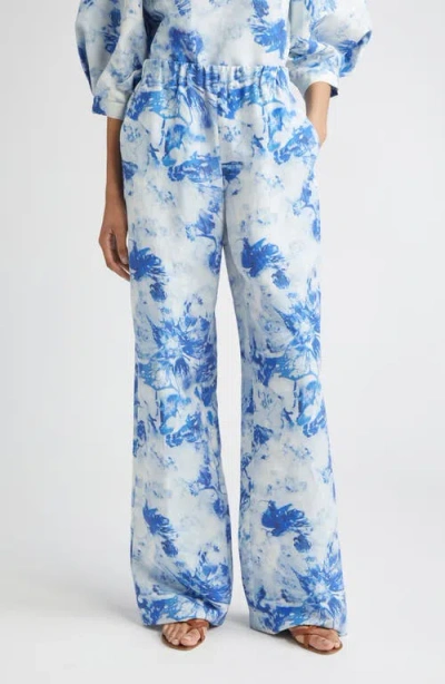 Lafayette 148 New York Perry Pants In Blue