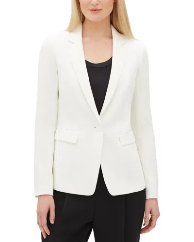 Lafayette 148 New York Petite Lyndon Blazer In Neutral
