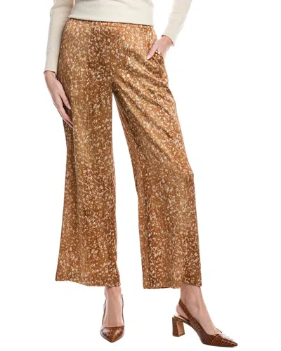 Lafayette 148 New York Petite Riverside Pant In Brown