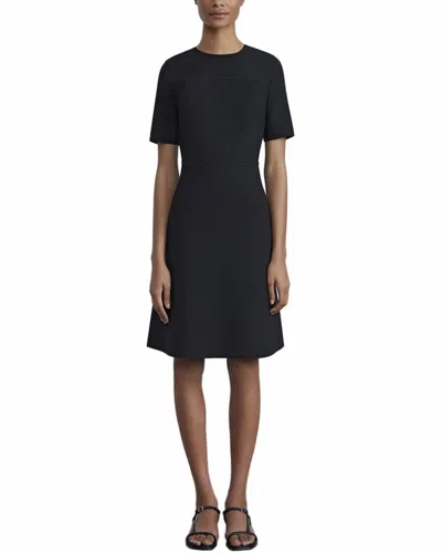 Lafayette 148 Responsible Wool Double Face  Maxi Dress In Black