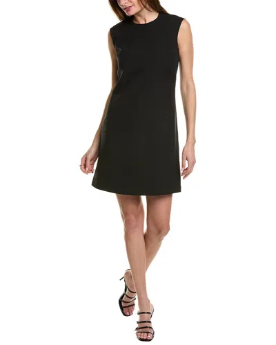 Lafayette 148 Suzanne Wool-blend Dress In Black