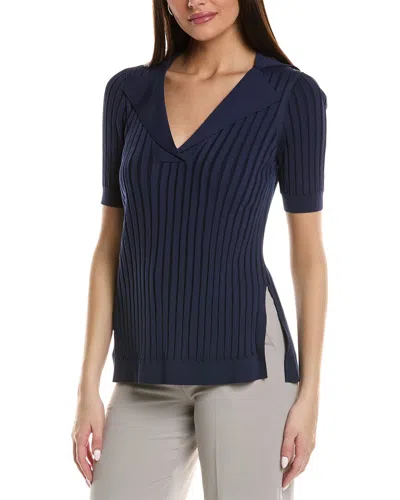 Lafayette 148 New York Plaited Polo