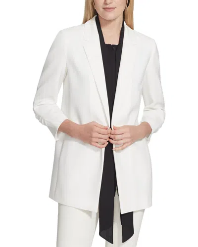 Lafayette 148 New York Plus Cole Jacket In White