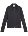 Lafayette 148 New York Plus Collared Zip Pocket Jacket