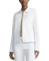 Lafayette 148 New York Plus Collared Zip Pocket Jacket