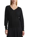 Lafayette 148 New York Plus Convertible Bateau Neck Wool-blend Sweater In Black