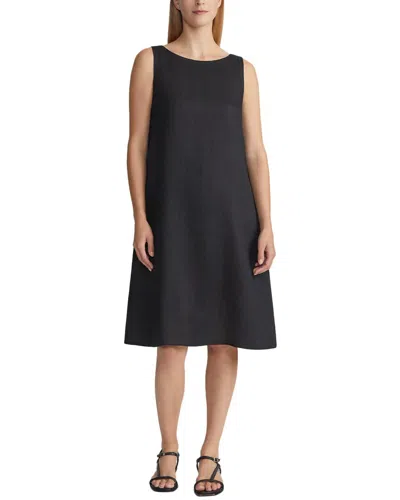 Lafayette 148 New York Plus Convertible Hartley Linen Dress In Black