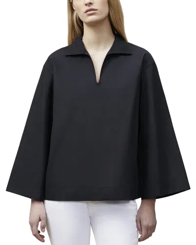 Lafayette 148 New York Plus Dales Shirt In Black