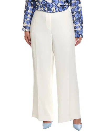Lafayette 148 New York Plus Dalton Wide Leg Pant In Neutral