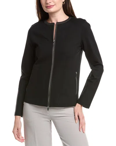 Lafayette 148 New York Plus Harris Jacket In Black