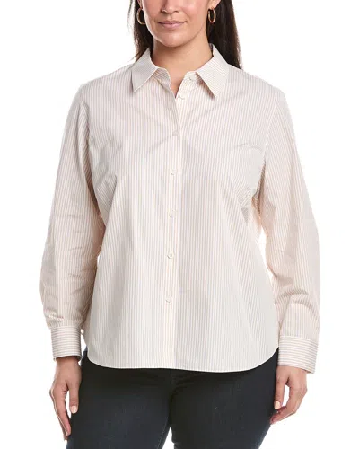Lafayette 148 New York Plus Kennedy Shirt In White