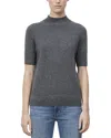 Lafayette 148 Cashmere Mockneck Sweater In Grey
