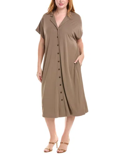 Lafayette 148 New York Plus Notch Duster In Gray