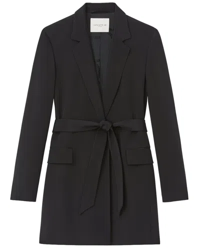 Lafayette 148 New York Plus Notch Lapel Blazer In Black