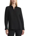 Lafayette 148 New York Plus Scottie Blouse In Black