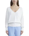 Lafayette 148 New York Plus Wide V Neck Dolman Silk-blend Sweater