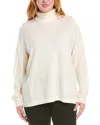 Lafayette 148 New York Plus Wool & Cashmere-blend Sweater In Neutral