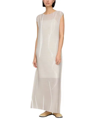 Lafayette 148 New York Printed Plisse Maxi Dress In White