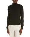 Lafayette 148 New York Raglan Sleeve Turtleneck Sweater In Black